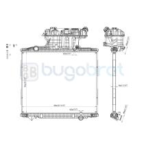 Radiadores 40-MN0006D - RADIADOR MAN TG-A