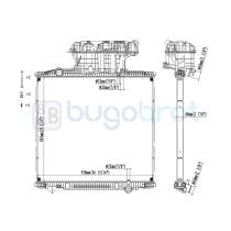 Radiadores 40-MN9005 - RADIADOR MAN TG-A