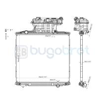 Radiadores 40-MN9005D - RADIADOR MAN TG-A