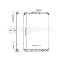 Radiadores 40-MN9013 - RADIADOR MAN LION'S CITY 2004-