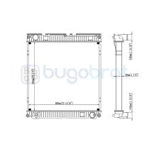 Radiadores 40-MN9016 - RADIADOR MAN TGL