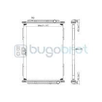 Radiadores 40-RT9010C - RADIADOR RENAULT TRUCKS RVI PREMIUM 370 KERAX