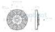 Electro ventiladores 18-1005C - ELEC. SPAL 225MM. CUR. SOP. 12V. VA07-AP12/C58S  (78-1183)
