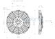 Electro ventiladores 18-1012 - ELEC. SPAL 255MM. REC. ASP. 24V. VA11-BP07/C29A  (78-1186)