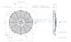 Electro ventiladores 18-1021 - ELEC. SPAL 330MM. REC. SOP. 12V. VA13-AP09/C35S