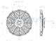 Electro ventiladores 18-1095 - ELEC. SPAL 305MM. CUR. ASP. 12V.  VA10-AP50/C61A = 78-1201