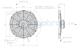 Electro ventiladores 18-1101 - ELEC. SPAL 350MM. CUR. ASP. 12V. VA08-AP71/LL-53A