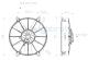 Electro ventiladores 18-9019 - ELEC. SPAL 280 MM. 5 PALAS SOP. 24V. VA03-BP70/LL-37S