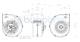 Electro ventiladores 19-4228DA - CENTRIFUGO SPAL 1 EJE DERCH. 3 VEL. 12V. (004-A42-28D)