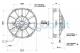 Electro ventiladores 18-09048 - ELEC. SPAL 225MM. REC. ASP. 12 V. VA02-AP70-/LL-40A