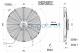Electro ventiladores 18-1051 - ELEC. SPAL 385MM. REC. SOP. 12V. VA18-BP51/C-41S